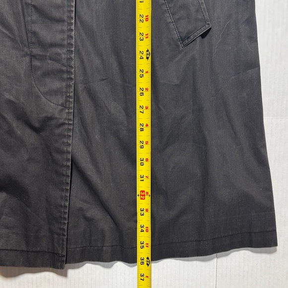 BURBERRY Vintage Classic Black Women's Car Coat Nova Check Size 8R Faded Fabric - Picture 8 of 16